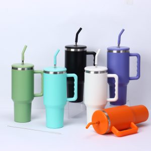 vacuum tumbler with handle