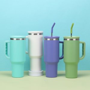 vacuum tumbler with handle