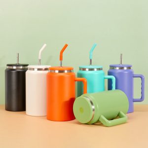 Vacuum Tumbler With Handle