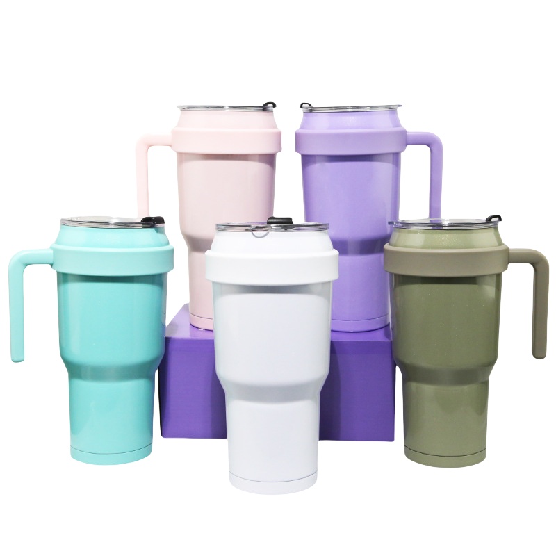 Vacuum Tumbler With Handle